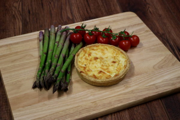 Cheese and Red onion Quiche