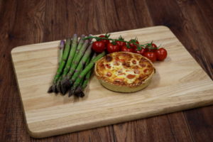 Cheese and Cherry Tomato Quiche