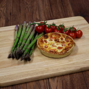 Cheese and Cherry Tomato Quiche