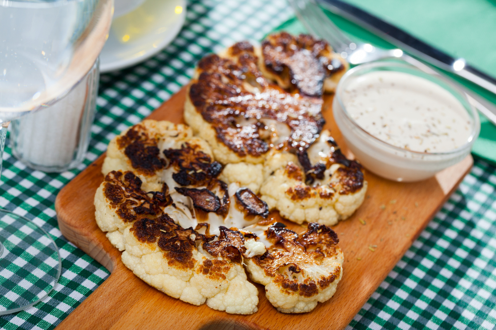 Veggie Charred Cauliflower Kebabs