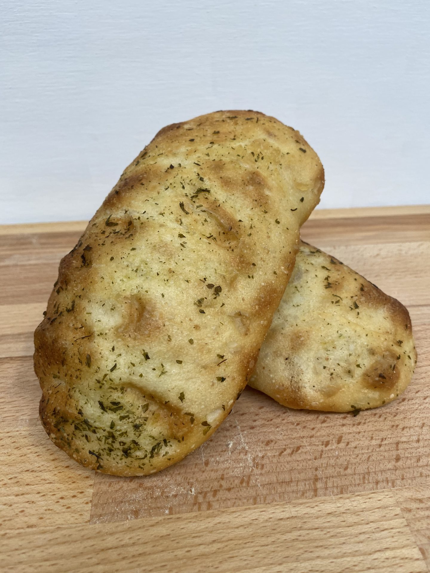 garlic and herb flatbread