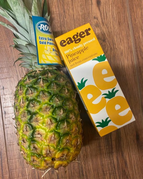 Eager Pineapple Juice Not From Concentrate (1 Litre) Kerry's Fresh