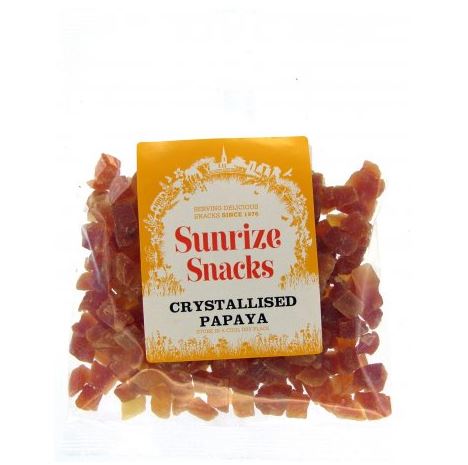 Crystalised papaya