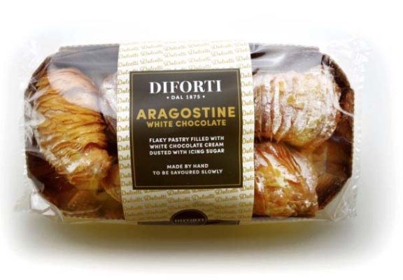 Aragostine white chocolate