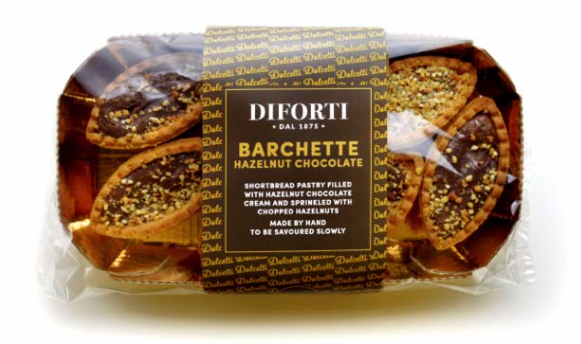 Barchette with Hazelnut Chocolate Cream 150g