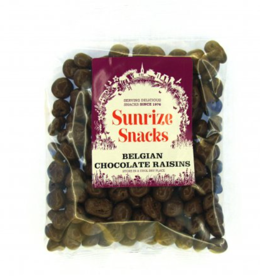 Belgian Chocolate Raisins 300g
