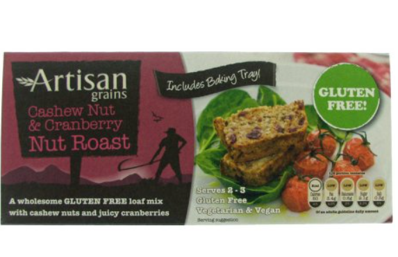 Cashew and cranberry nut roast