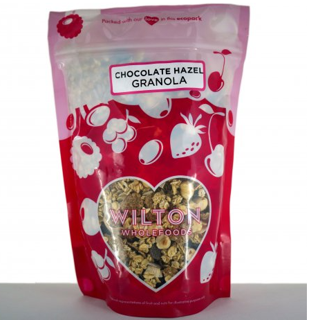 Chocolate and hazelnut granola