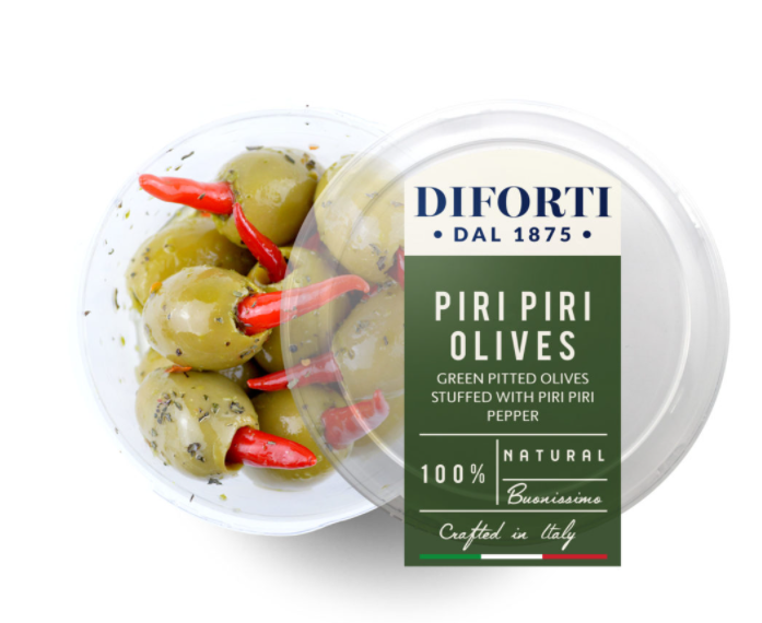 Green Olives Stuffed With Piri Piri 180g