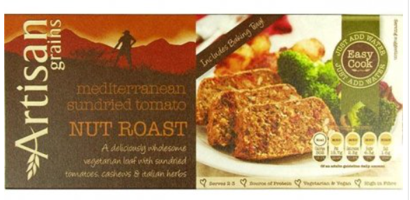 Mediterranean sundried tomato nut roast