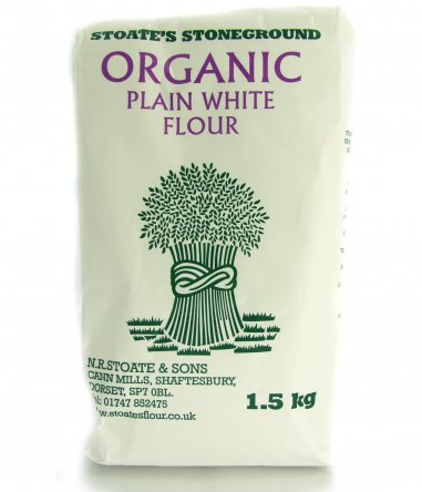 Organic plain white flour