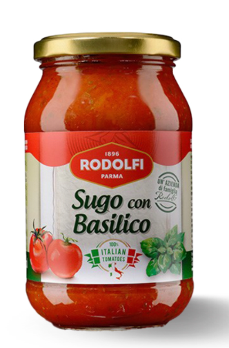 Rodolfi Basil Pasta Sauce 400g