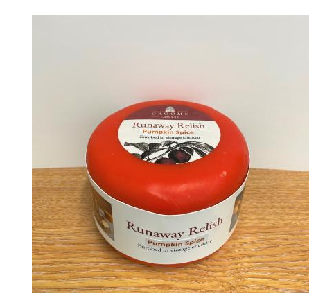 Runaway Relish Waxed Truckle Pumpkin Spice 450g