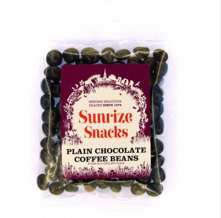 plain chocolate coffee beans