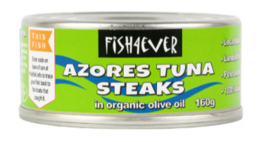 AZORES TUNA STEAKS IN OLIVE OIL 160g