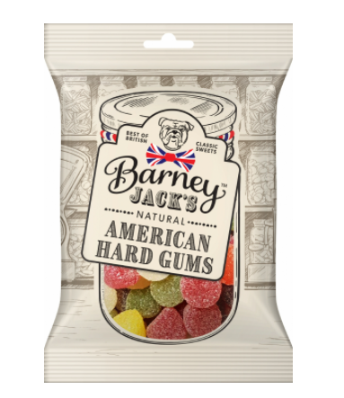 BARNEY JACK'S AMERICAN HARD GUMS 150g