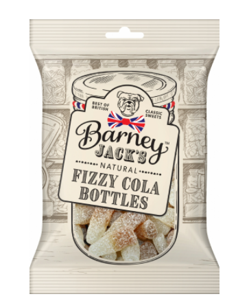 BARNEY JACK'S FIZZY COLA BOTTLES 150g