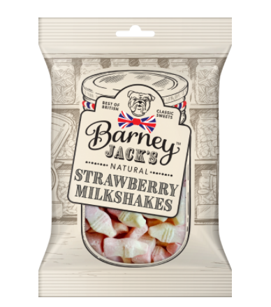 BARNEY JACK'S STRAWBERRY MILKSHAKES 130g
