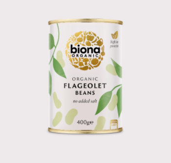 Biona Organic Flageolet Beans (400g)