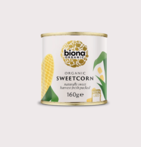 Biona Organic Sweetcorn (160g)