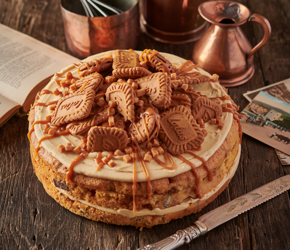 Biscoff Caramel Sponge Cake