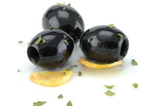 Castellino Black Olives with Garlic (pitted) 1.9kg