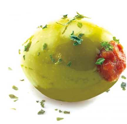 Castellino Green Olives with Sun Dried Tomatoes 1.9kg