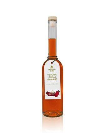 Deli-cious Olive Oil infused with Tomato, Chilli & Garlic