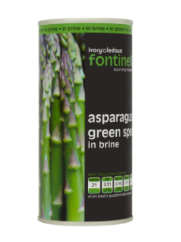 FONTINELLA ASPARAGUS - GREEN SPEARS IN BRINE 425g