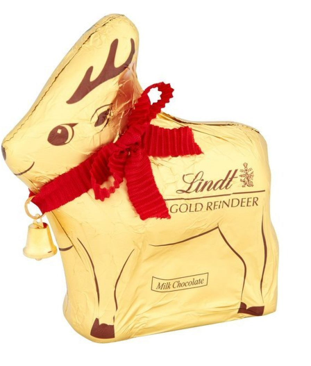 Lindt Milk chocolate mini reindeer (each)