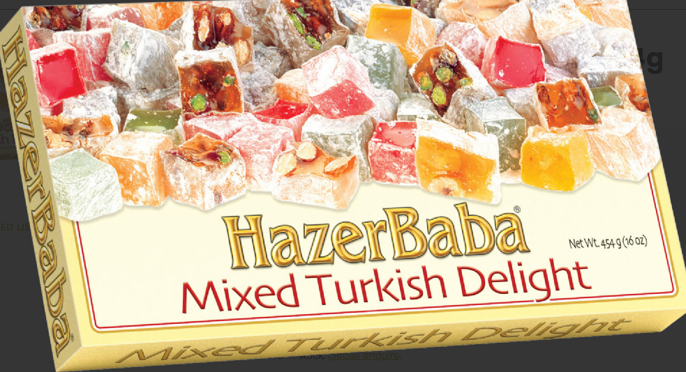 Mixed Turkish Delight 454g