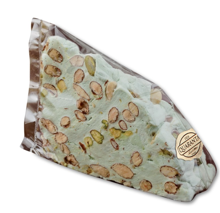 Quaranta Pistachio Nougat 110g slice
