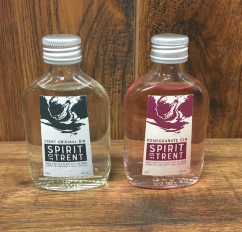 Spirit of Trent 5cl twin pack gin original and pomegranate