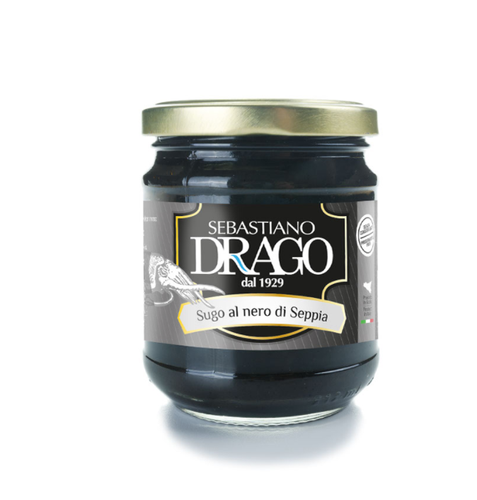 Squid Ink Pasta Sauce 190g- Sugo Al Nero Di Seppia