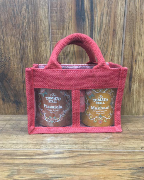 Tomato Stall Twin Pack in Jute Bag