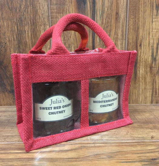 Twin Pack Chutney in Jute Bag