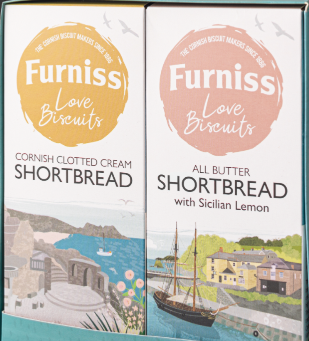 FURNISS Clotted Cream Shortbread Twin Gift Pack 400g