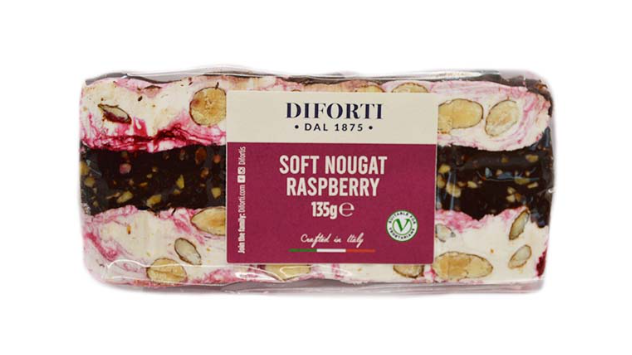 Diforti Soft Raspberry Chocolate Nougat 135g